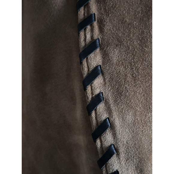 The Limited Collection Leather Jacket Womens L Brown Western Blazer Whipstitch - Picture 10 of 15